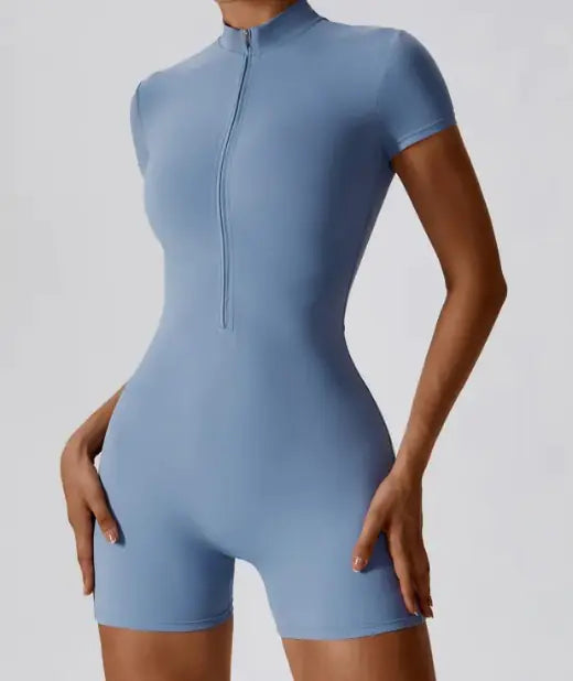 ZIPPER PLAYSUIT