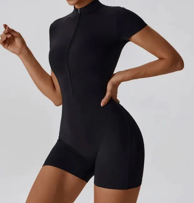 ZIPPER PLAYSUIT