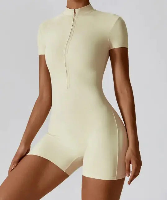 ZIPPER PLAYSUIT